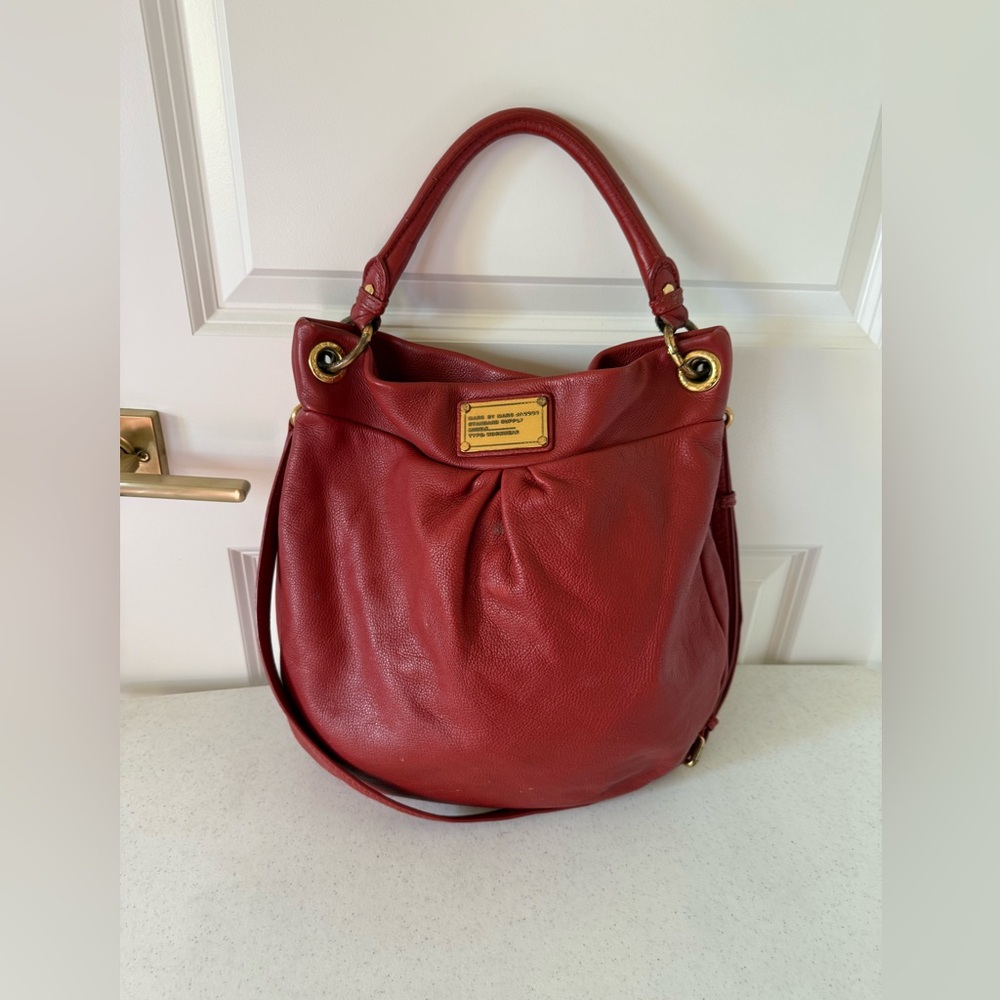 Marc Jacobs Red Leather Crossbody Bag